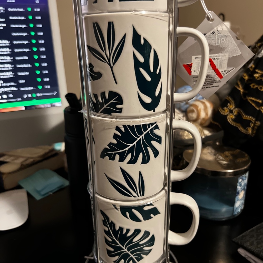 4ct. Stack Mugs - Picture 2 of 3